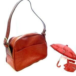 Hartmann Carry-On Bag Luggage Vintage Orange Retro Shoulder Strap Classic Travel